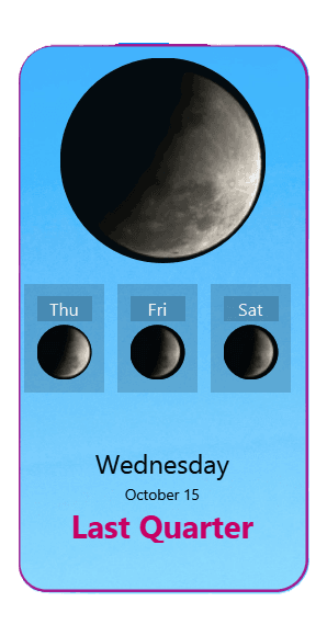 Moon Phase Widget